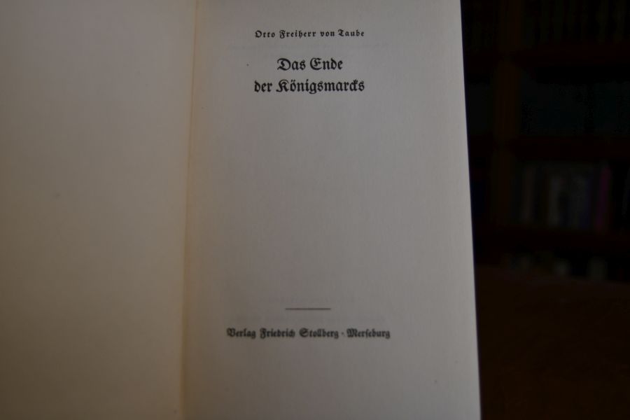 Das Ende der Königsmarcks.