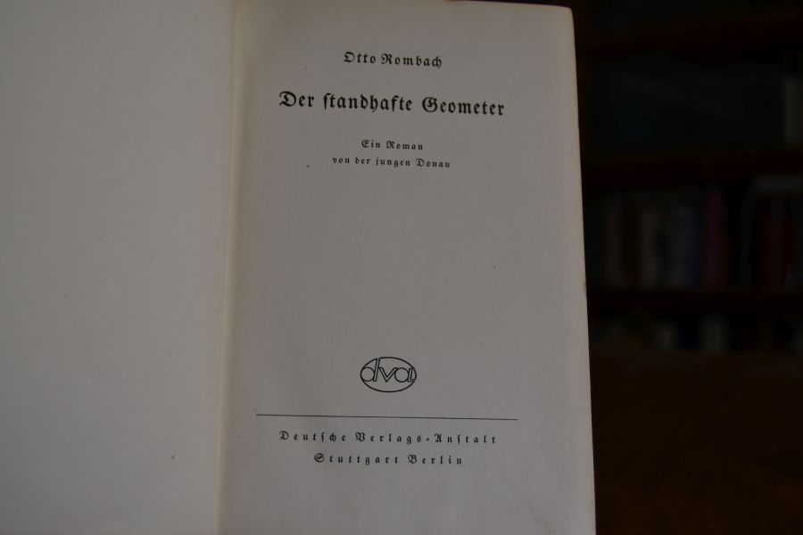 Der standhafte Geometer. Ein Roman von der jungen Donau.