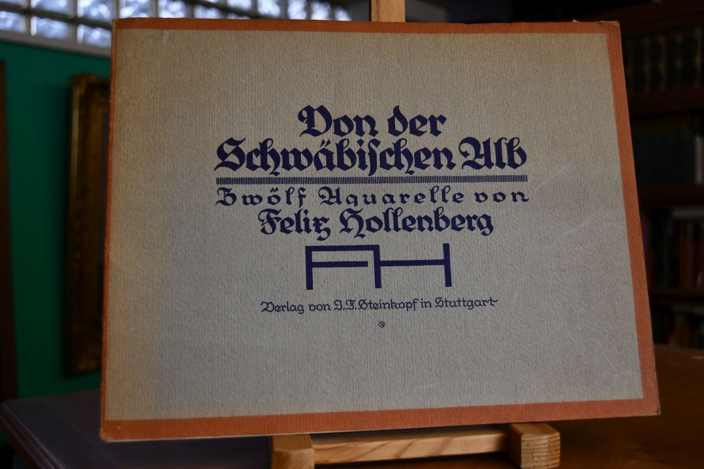 Von der Schwäbischen Alb. Zwölf Aquarelle von Felix Hollenberg.