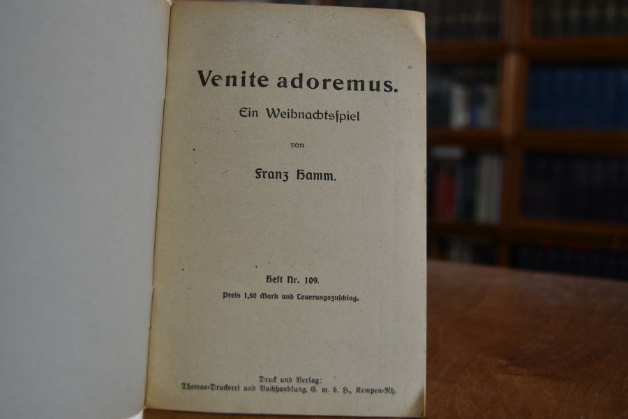 Venite adoremus. Ein Weihnachtsspiel.