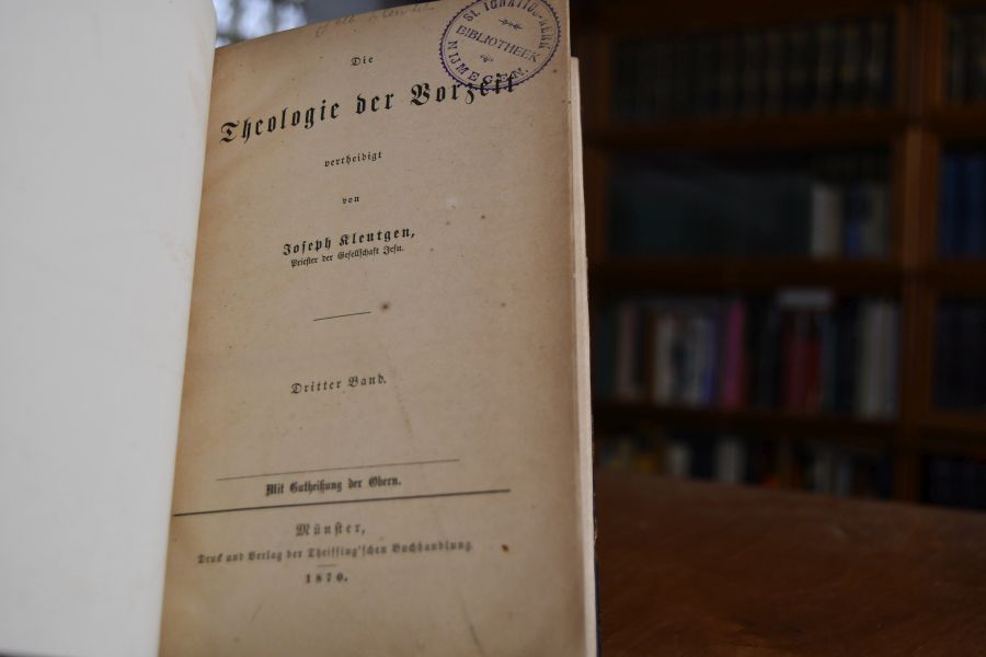 Die Theologie der Vorzeit. Dritter Band (von 5) apart.