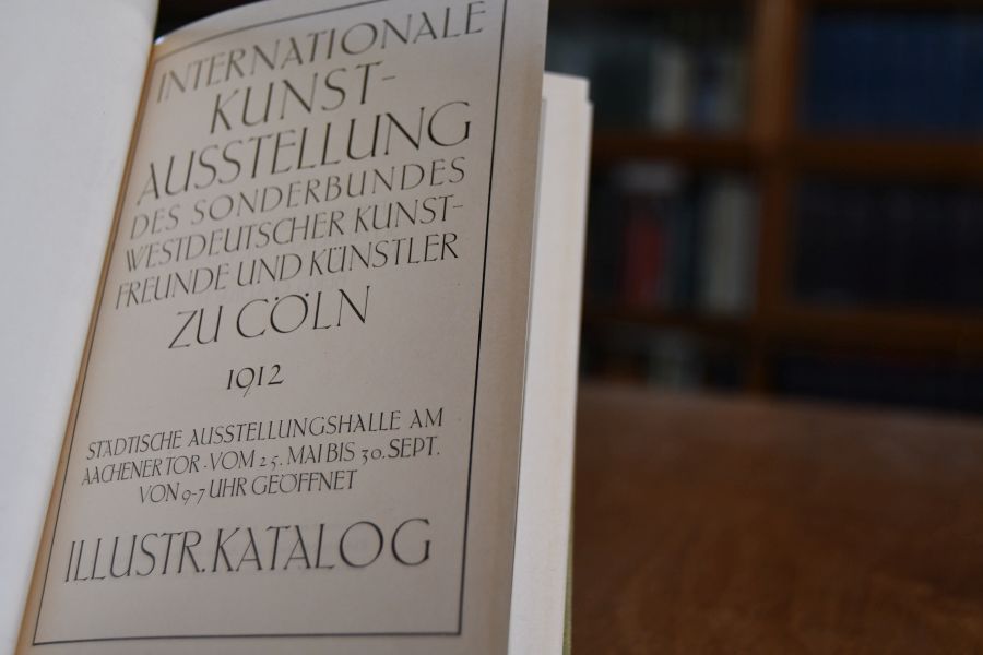 Internationale Kunstausstellung des Sonderbundes Westdeutscher Kunstfreunde und Künstler zu Cöln 1912.
