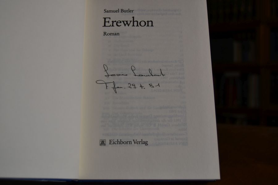 Erewhon. Roman.