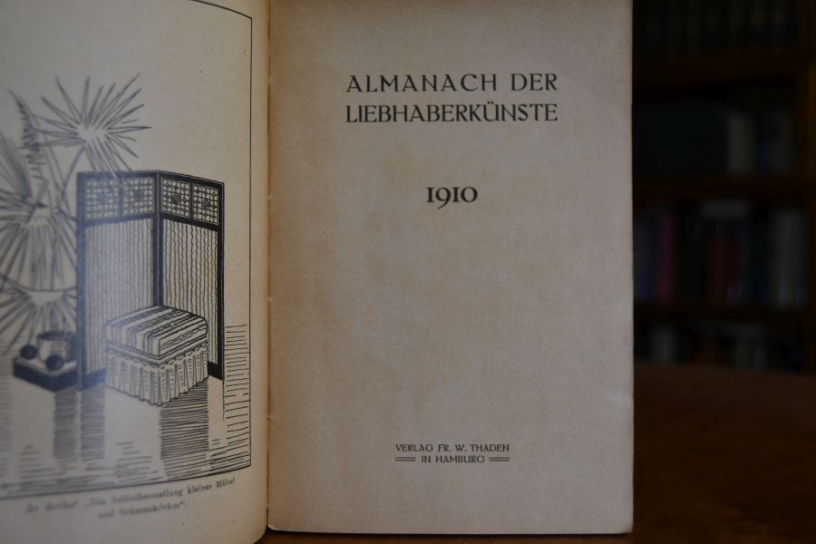 Almanach der Liebhaberkünste 1910.