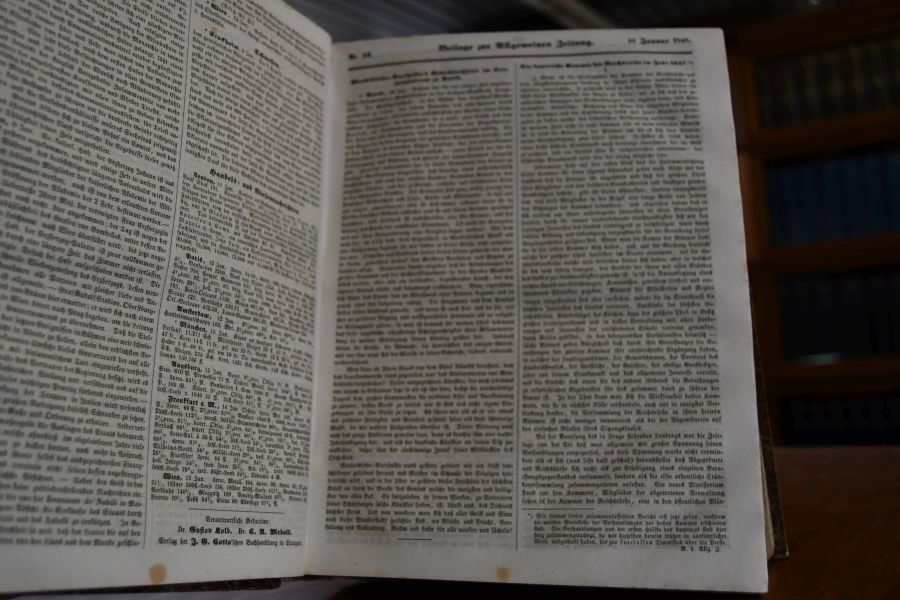 Augsburg. Allgemeine Zeitung 1848 Januar-März. Nr. 1-91 (31. März)