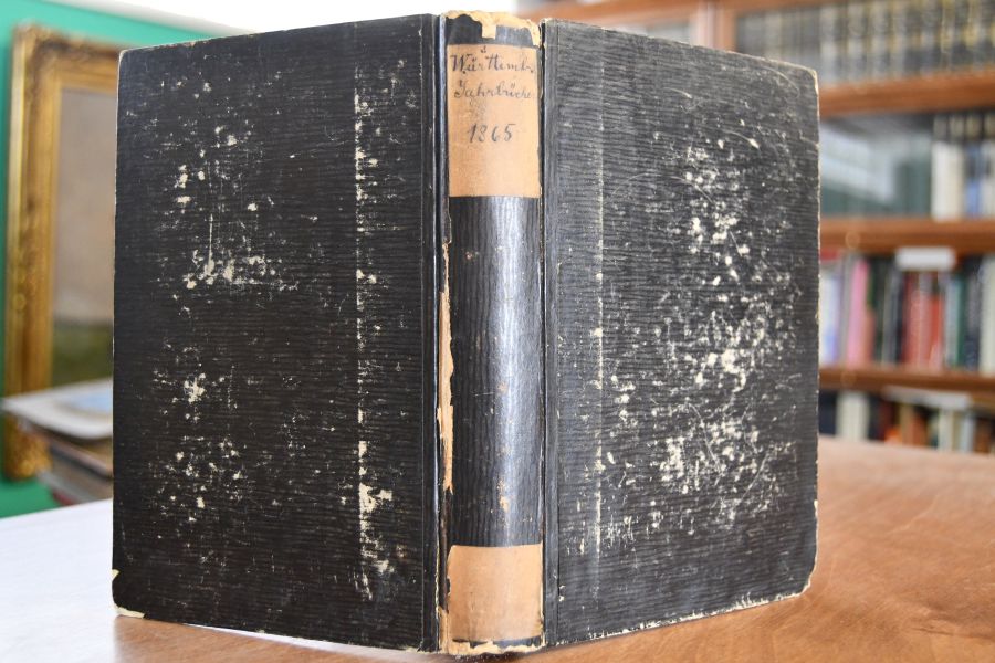 Württembergische Jahrbücher für Statistik und Landeskunde. Jahrgang 1865.