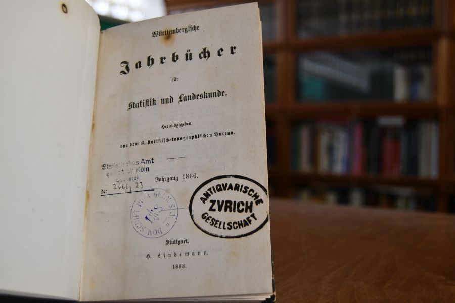 Württembergische Jahrbücher für Statistik und Landeskunde. Jahrgang 1866.