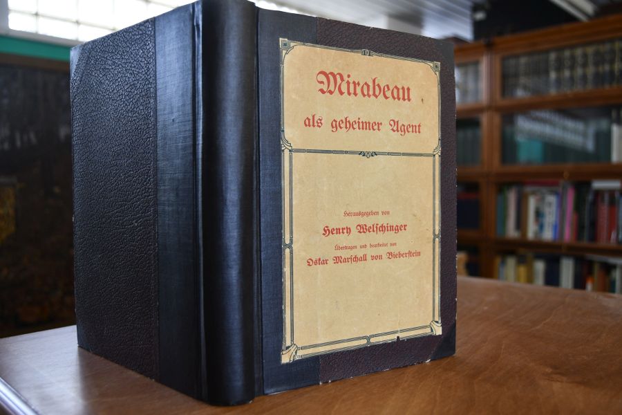 Mirabeau in Berlin als geheimer Agent der französischen Regierung 1786-1787.