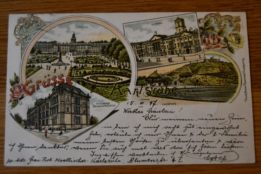 Grüsse aus Karlsruhe.