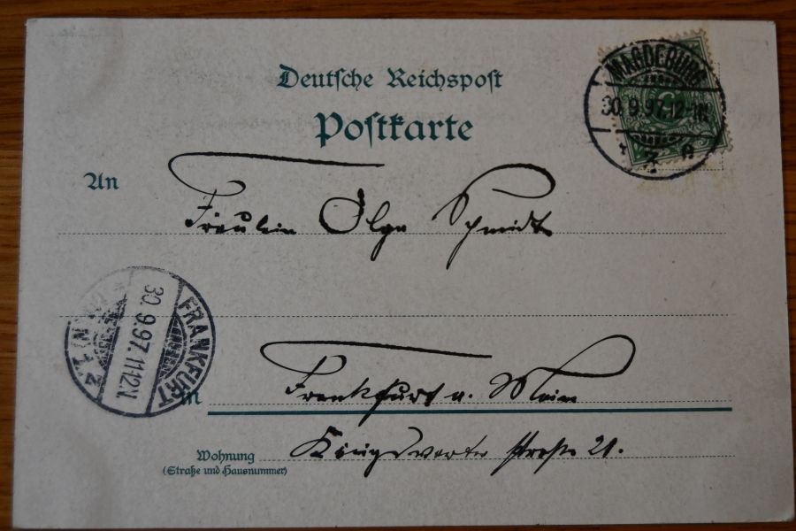Litho. Gruss aus Magdeburg.