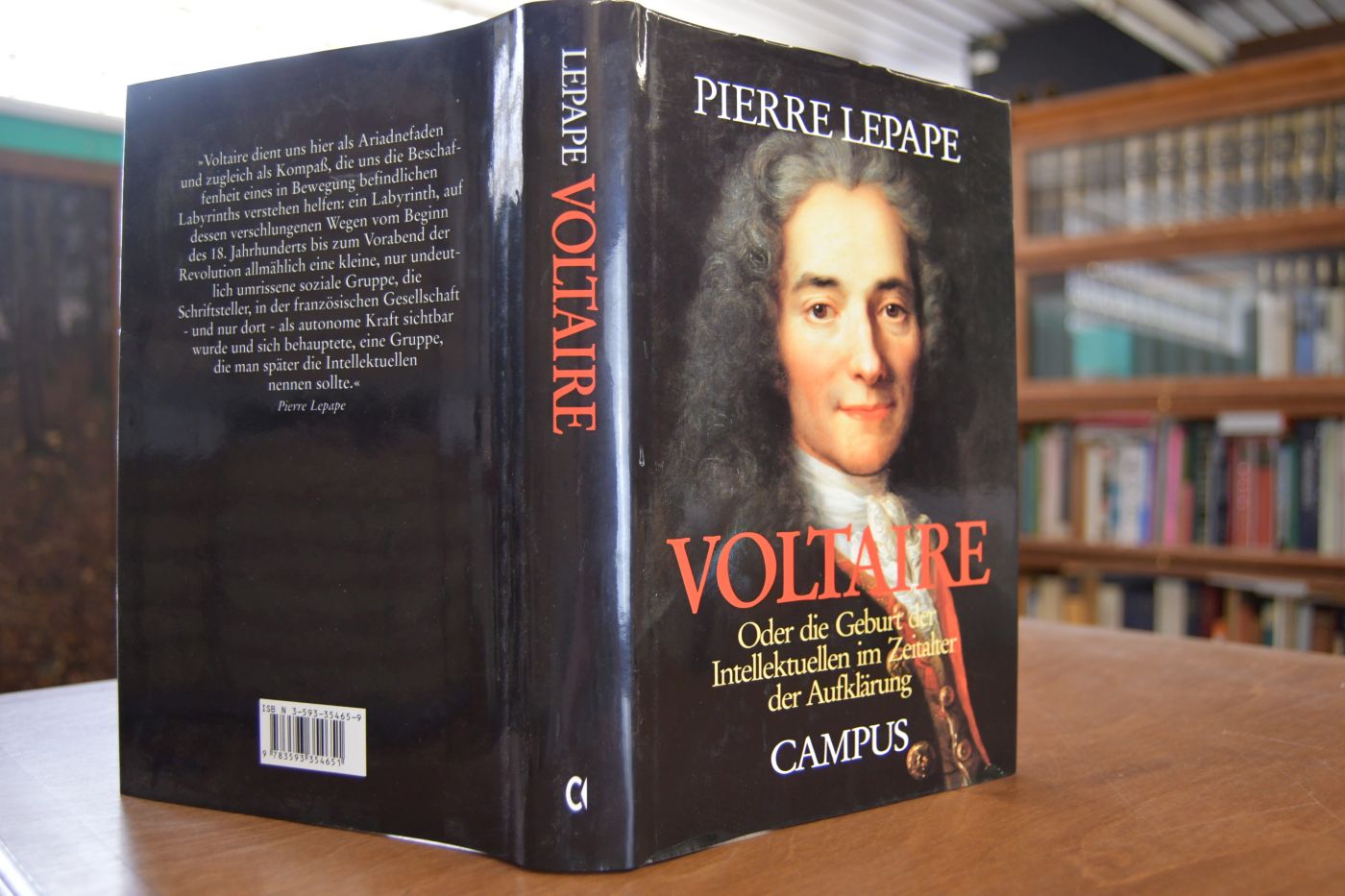 Voltaire oder die Geburt der Intellektuellen im Zeitalter der Aufklärung.
