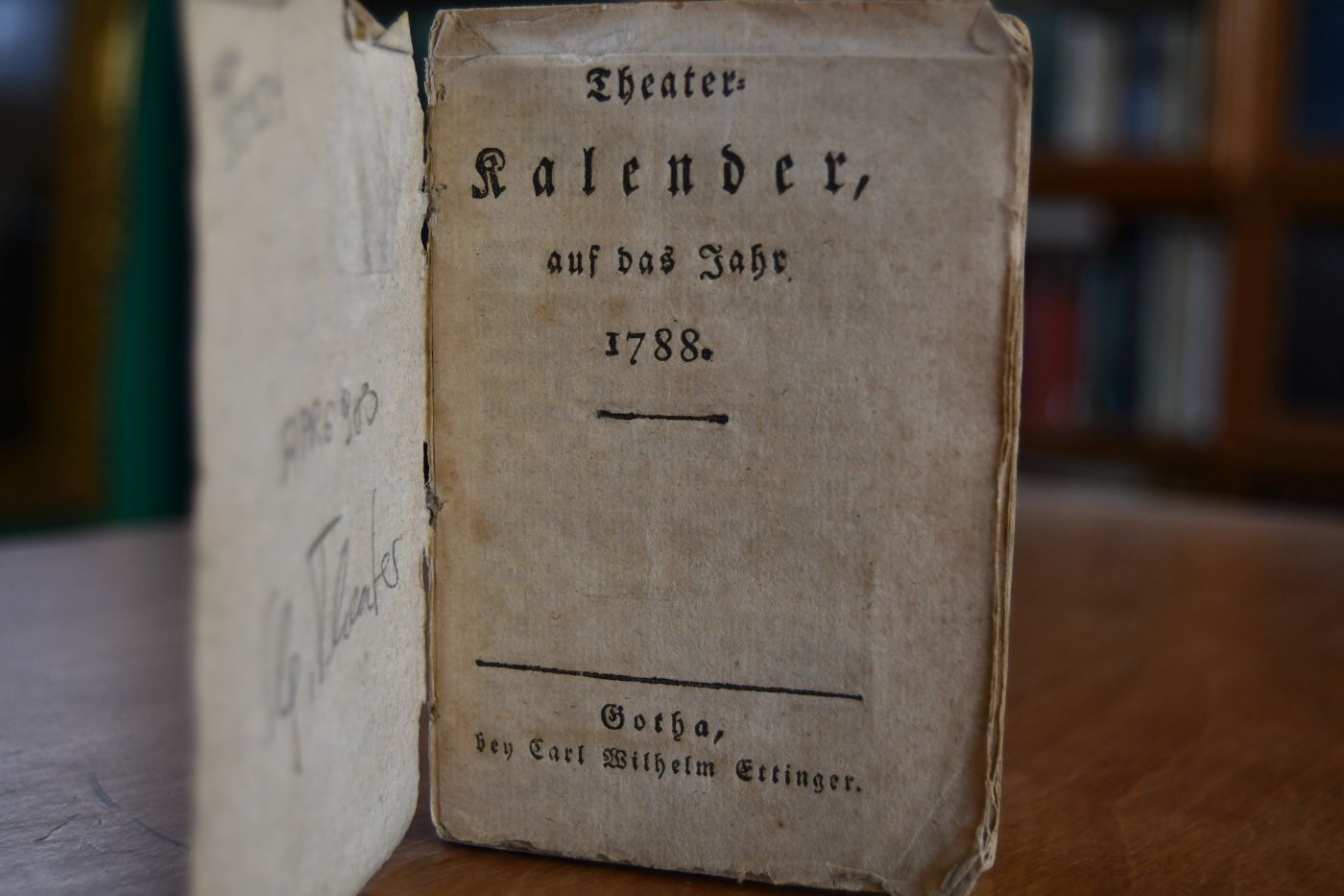 Theater-Kalender auf das Jahr 1788.