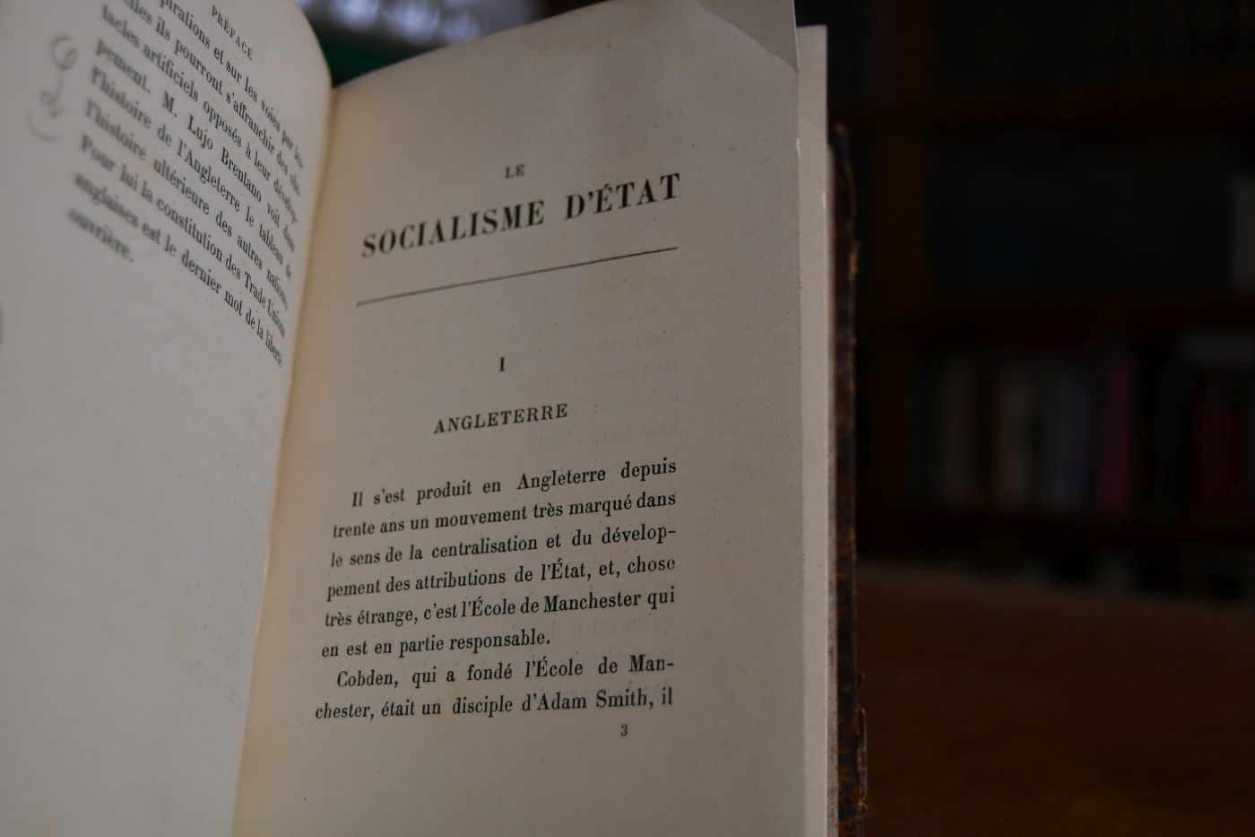 Le Socialisme d`etat. Conferences faites au cercle Saint-Simon.