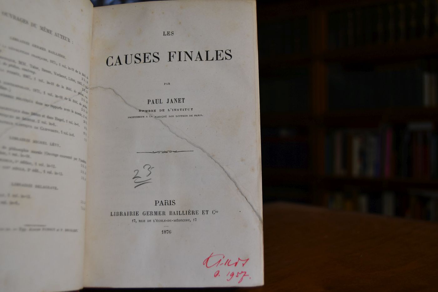 Les causes finales.