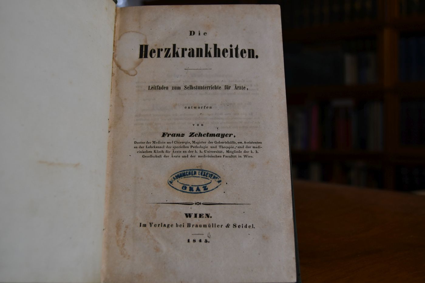 Einige Fälle von organischen Herzkrankheiten.