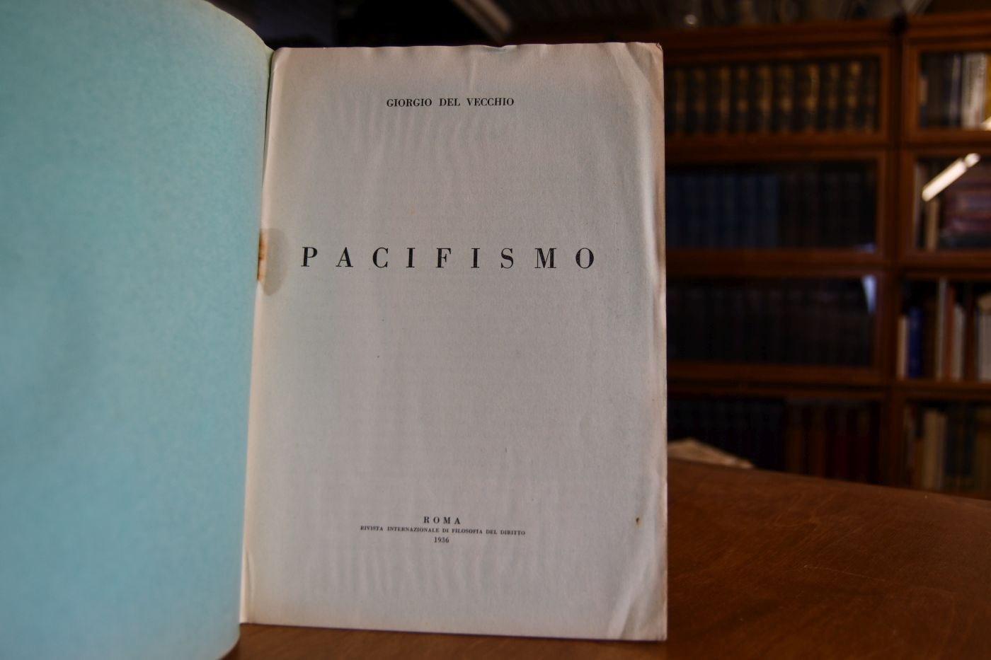 Pacifismo.