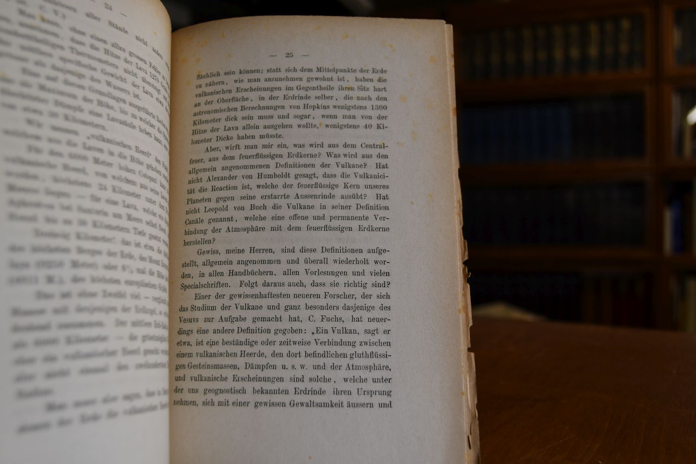 Ueber Vulkane.