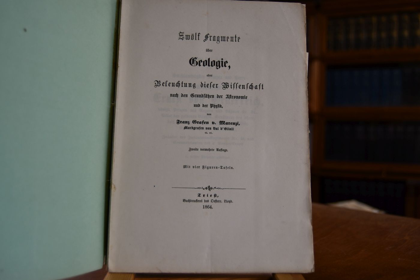 Zwölf Fragmente über Geologie, oder Beleuchtung dieser Wissenschaft nach den Grundsätzen der Astronomie und der Physik.