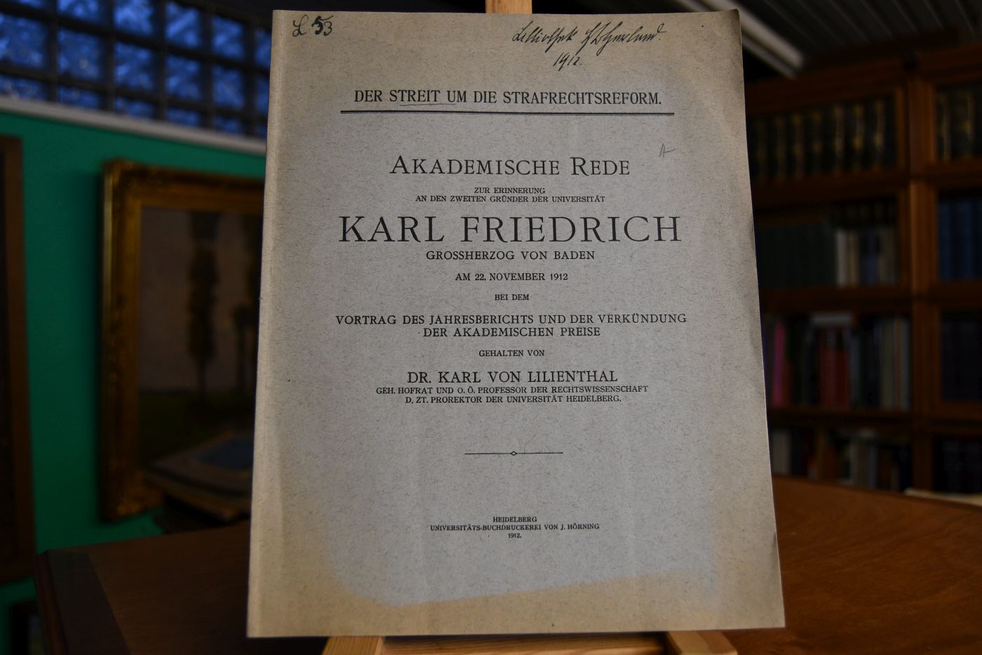 Der Streit um die Strafrechtsreform.