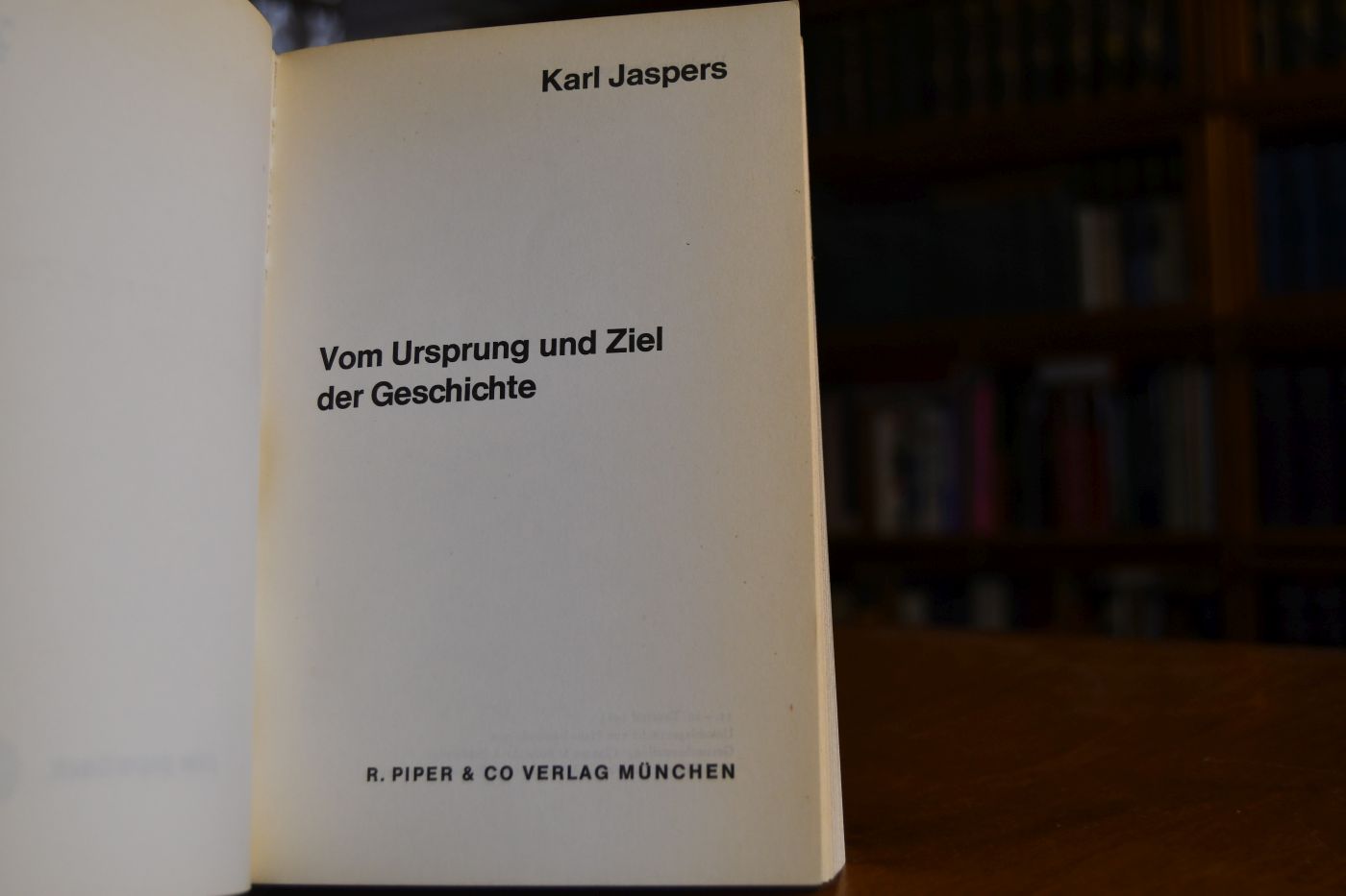 Vom Ursprung und Ziel der Geschichte.