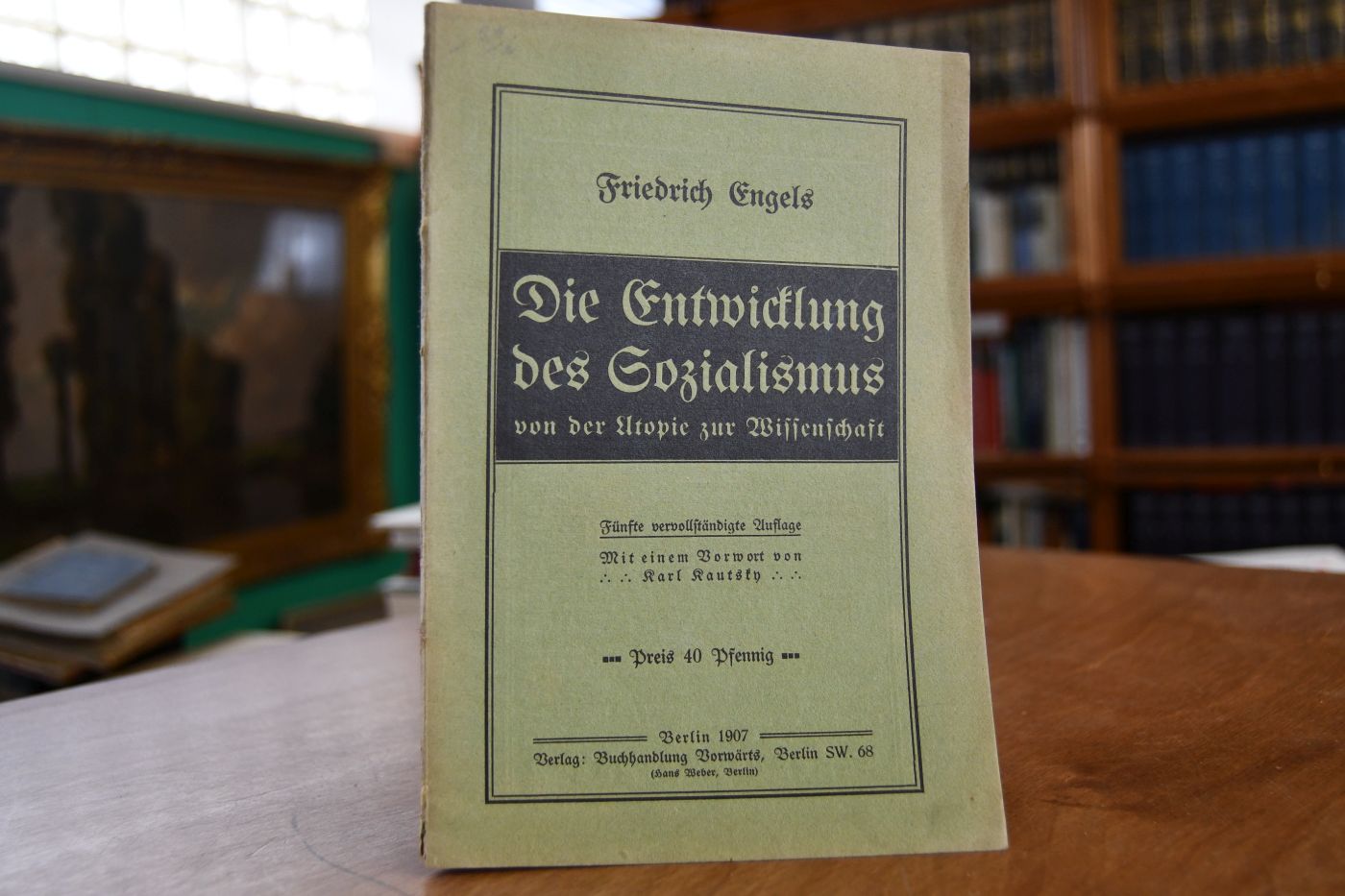 Die Entwicklung des Sozialismus von der Utopie zur Wissenschaft.