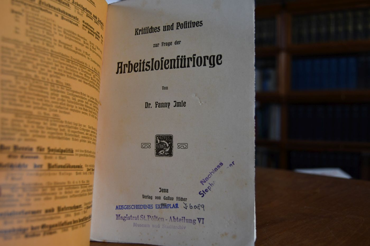 Kritisches und Positives zur Frage der Arbeitslosenfürsorge..