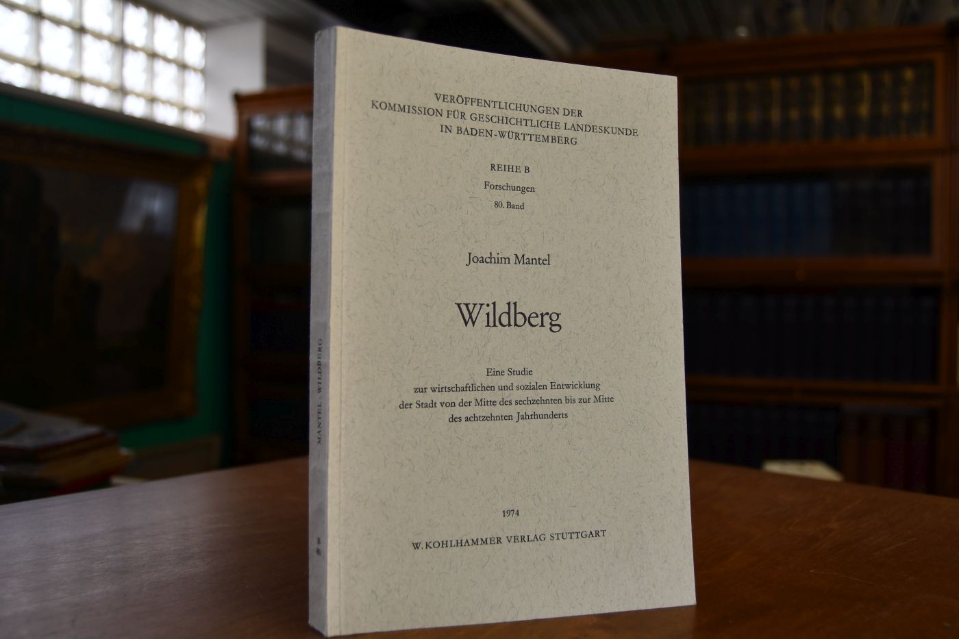 Wildberg. Eine Studie zur wirtschaftlichen und sozialen Entwicklung der Stadt von der Mitte des 16. bis zur Mitte des 18. Jahrhunderts.