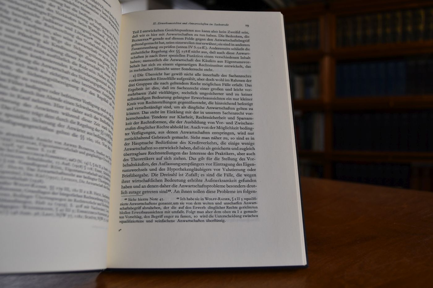 Dingliche Anwartschaften.