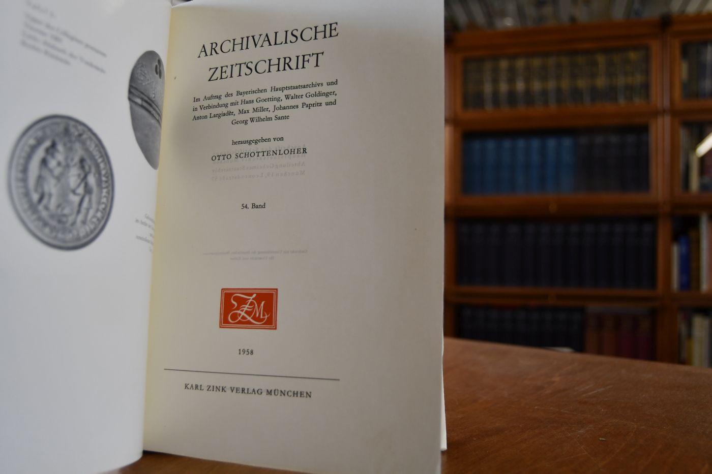 Archivalische Zeitschrift 54. Band.