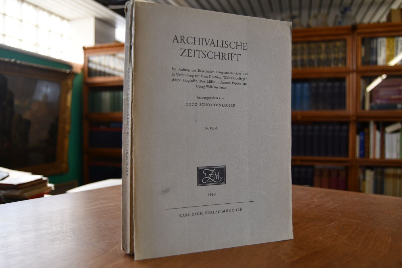Archivalische Zeitschrift 56. Band.