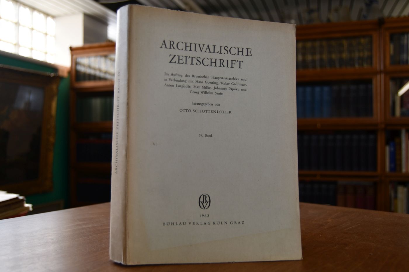 Archivalische Zeitschrift 59. Band.