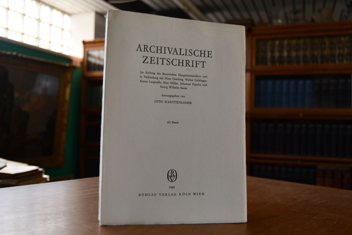 Archivalische Zeitschrift 61. Band. Mit dem angebundenen Inhaltsverzeichnis der Jahrgänge 44-60.