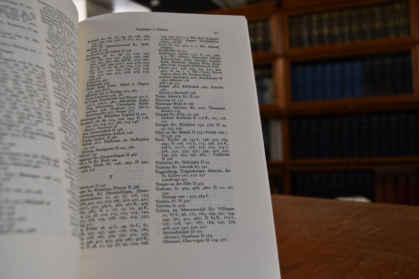 Das Tagebuch von Ignaz Speckle, Abt von St. Peter im Schwarzwald. Orts-,Personen-. Sach-und Wortregister zum ersten Teil (1795-1802) und Zweiten Teil (1803-1819).