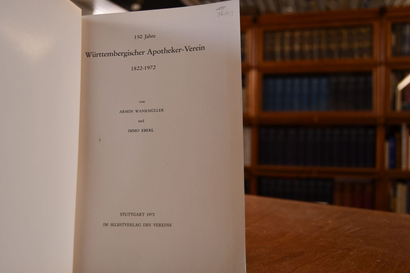 150 Jahre Württembergischer Apotheker-Verein 1822-1972.