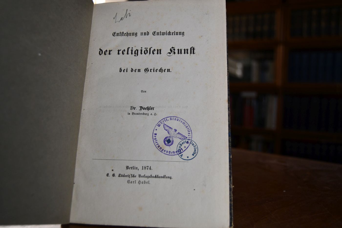 Entstehung und Entwicklung der religiösen Kunst bei den Griechen.