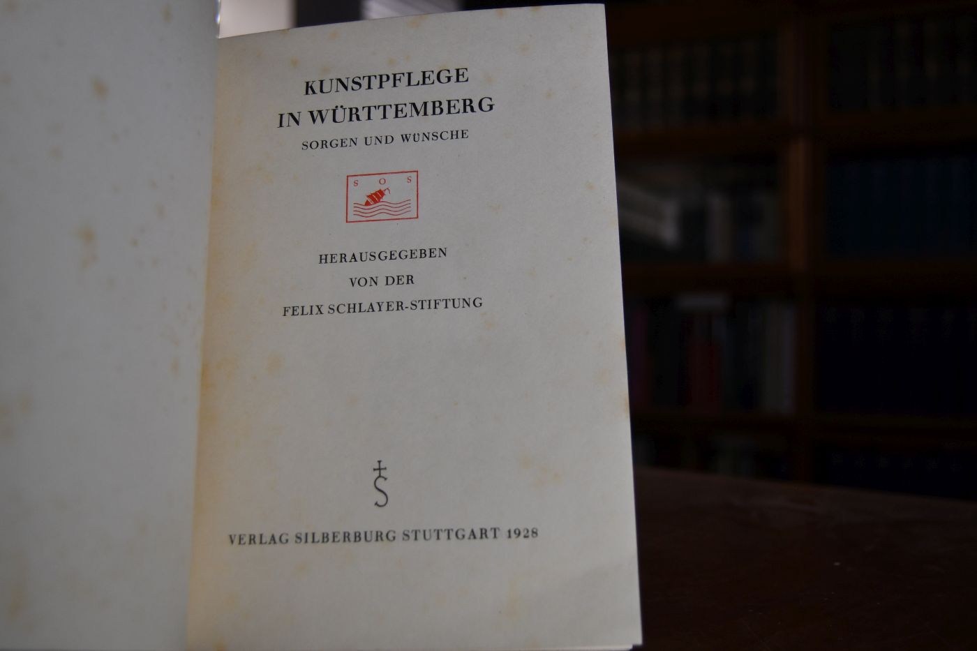 Kunstpflege in Württemberg. Sorgen und Wünsche.