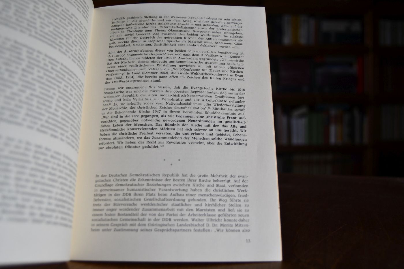 Der geistesgeschichtliche und politische Standort der Reformation in Vergangenheit und Gegenwart.