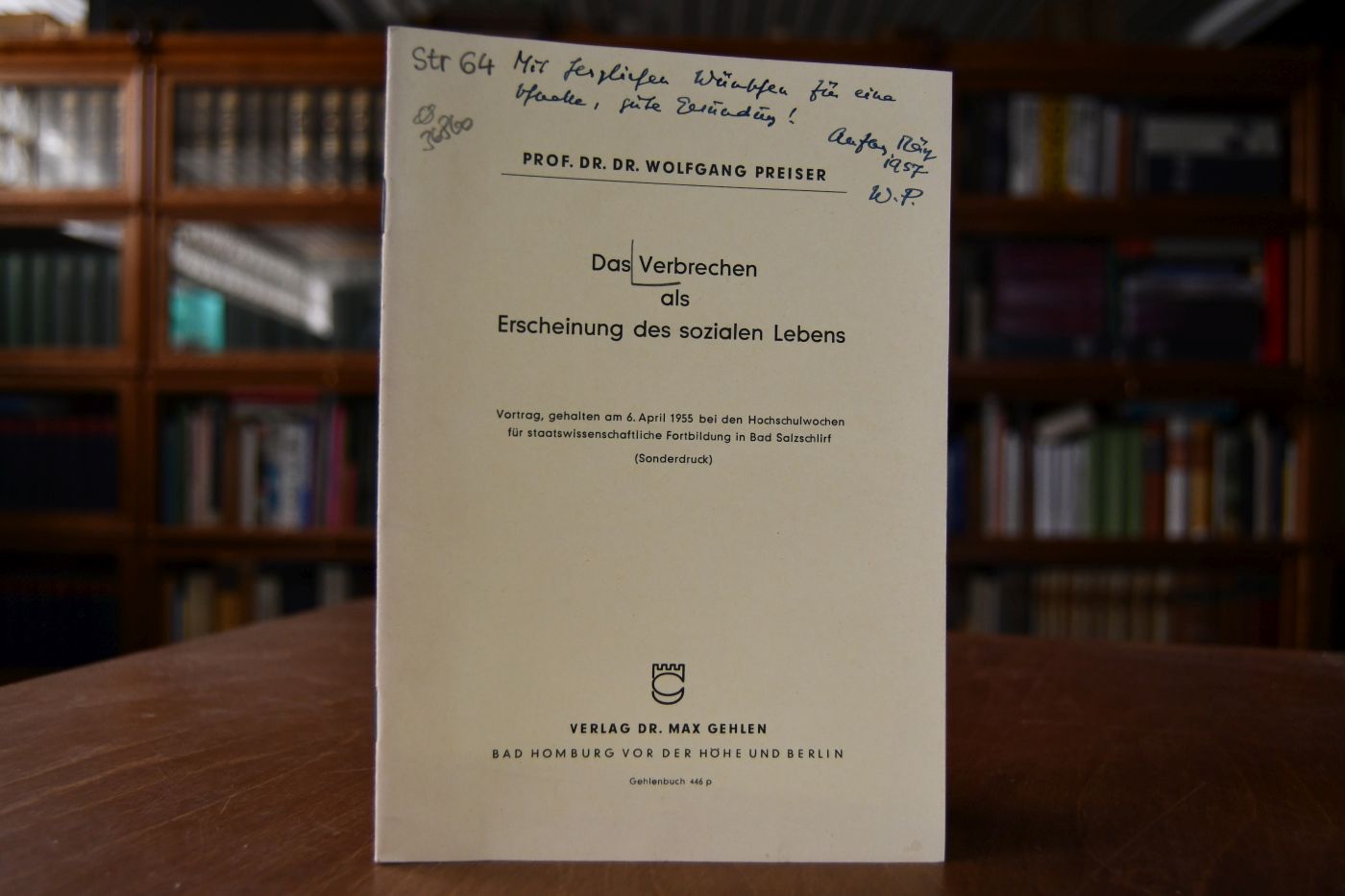 Das Verbrechen als Erscheinung des sozialen Lebens.
