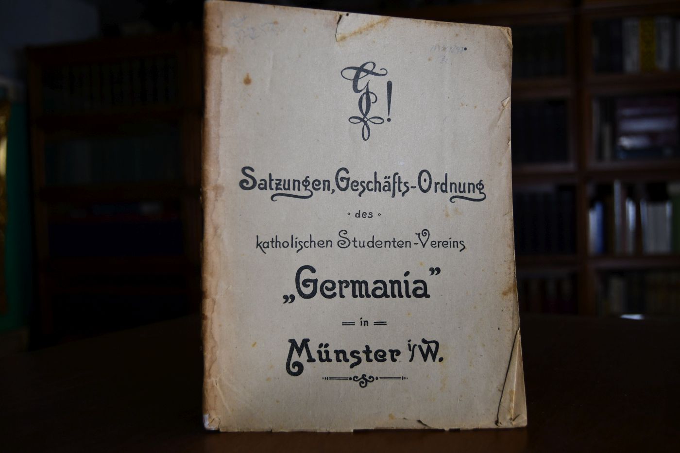 Satzungen, Geschäfts-Ordnung des katholischen Studenten-Vereins "Germania" in Münster i/W.