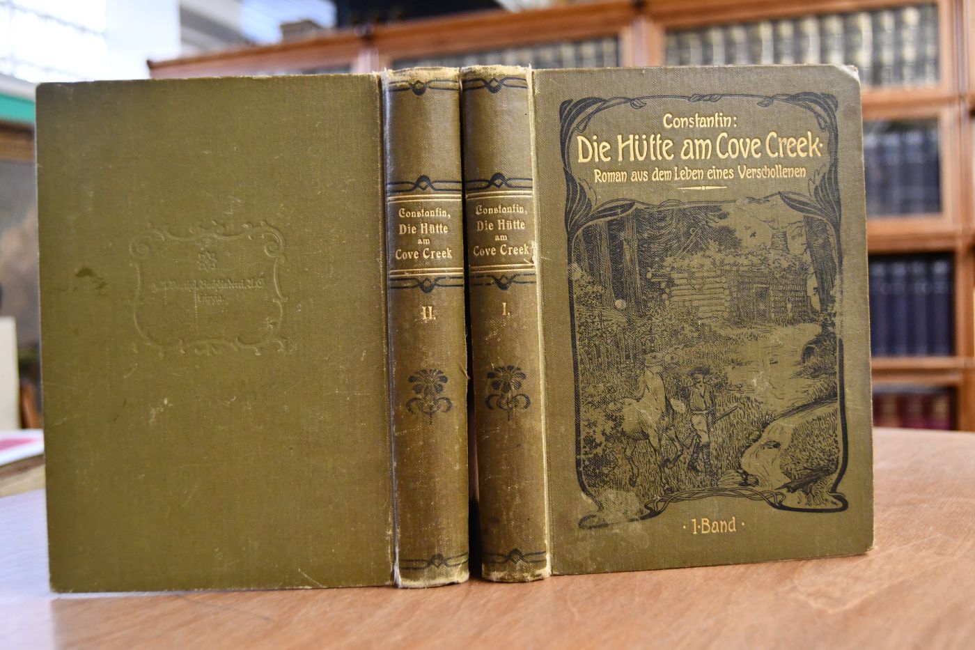 Die Hütte am Cove Creek. Roman aus dem Leben eines Verschollenen. Bde. 1+2 (von 3?)