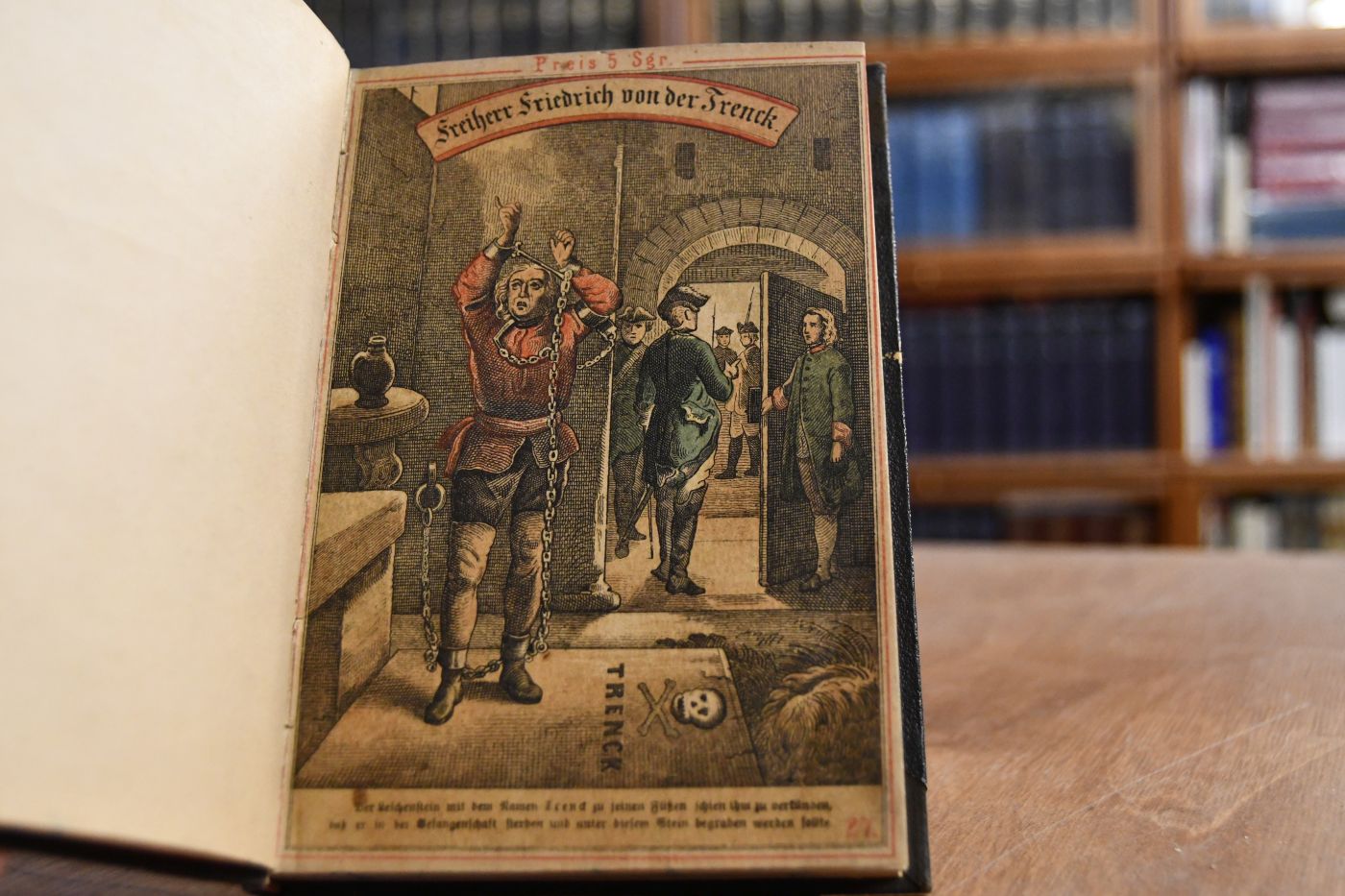 Sammelband mit 3 Einzelschriften 1. Freiherr von der Trenck. 2. Die Geheimnisse der Familiengruft. 3. Bis auf`s Schaffot. Criminalgeschichte.