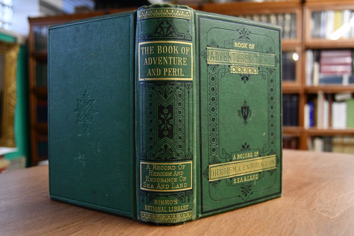 The Book of Adventure and Peril A Record of Heroism and Endurance on Sea and Land.