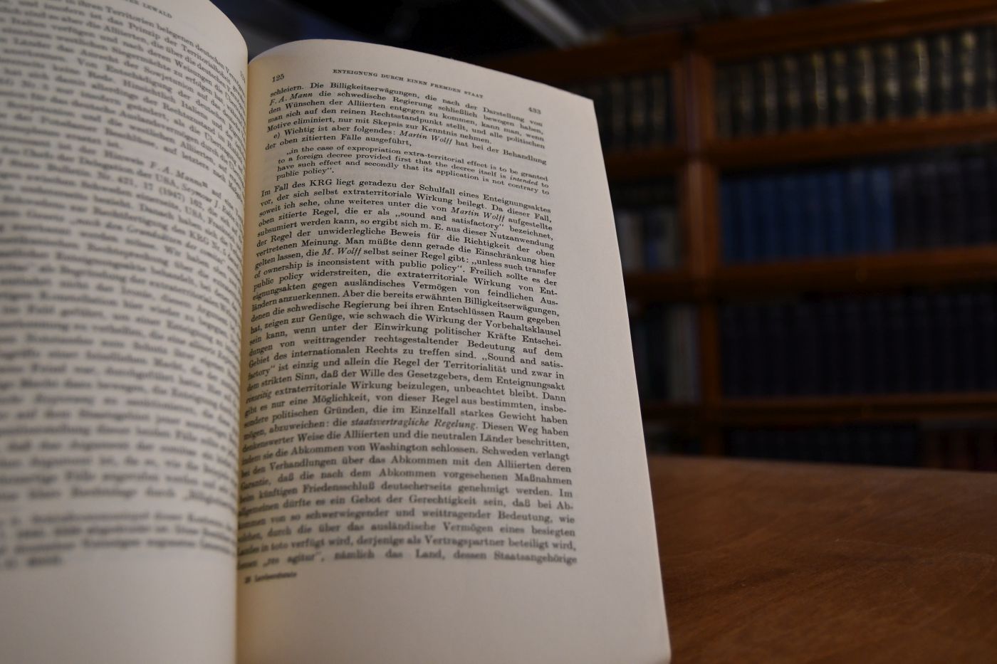 Wirkung der Enteignung durch einen fremden Staat.