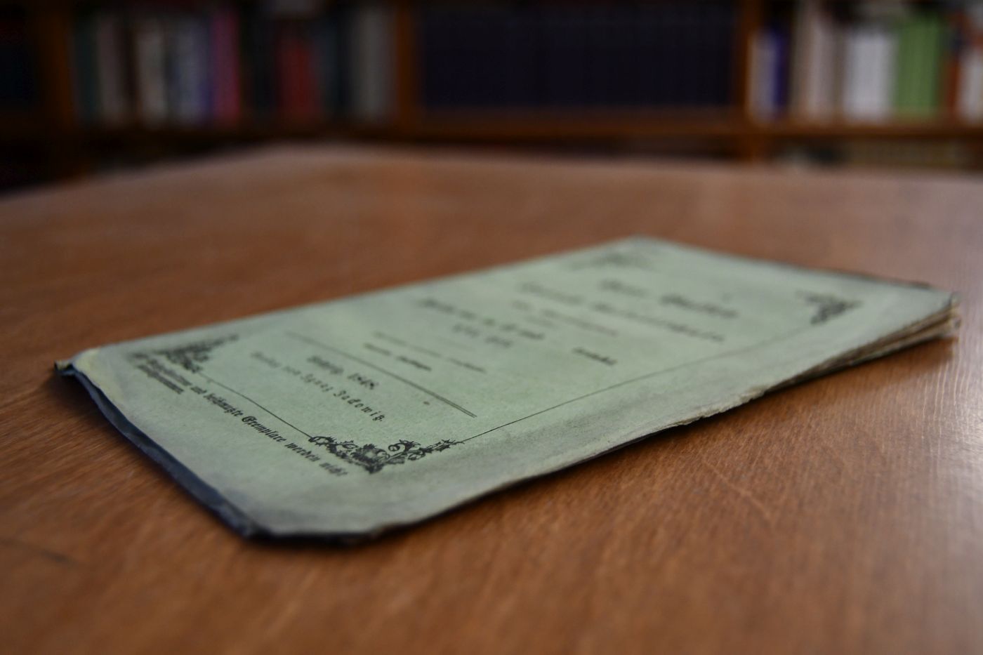 Herr Buffey in der Zaruck-Gesellschaft.