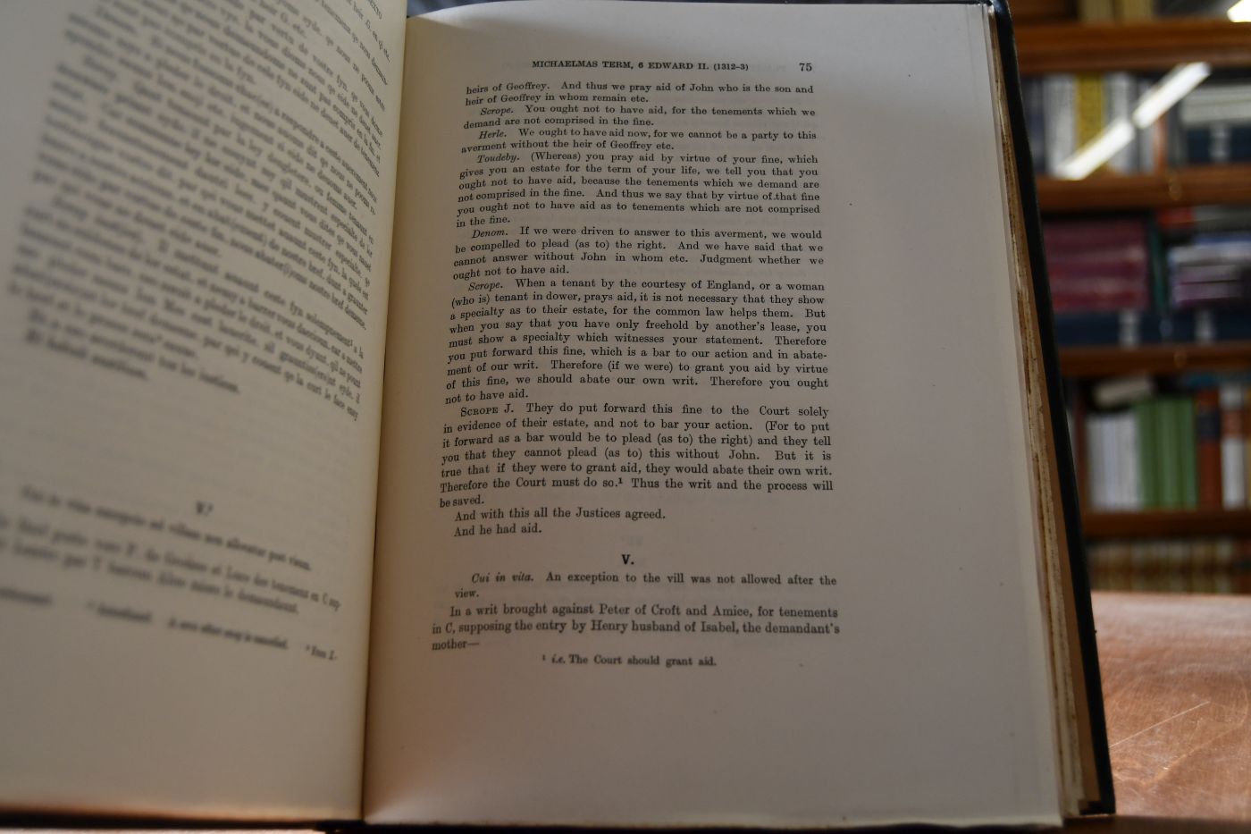 Year Books of Edward II. Vol. XIV PArt I. 6 Edward II. A.D. 1312-1313 (apart).