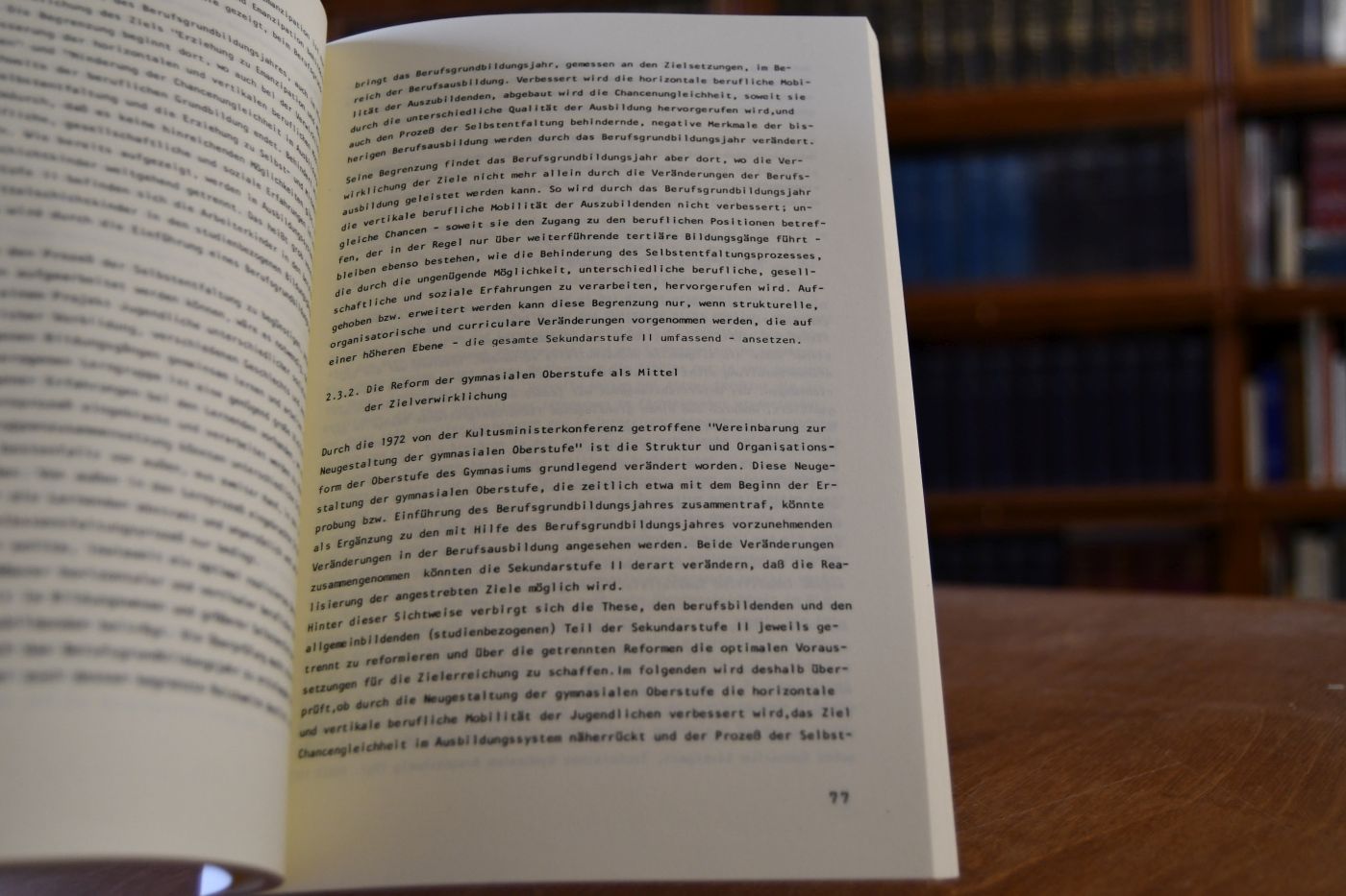 Tätigkeit und Tätigkeitsfelder. Prinzipien einer integrierten Sekundarstufe 2.