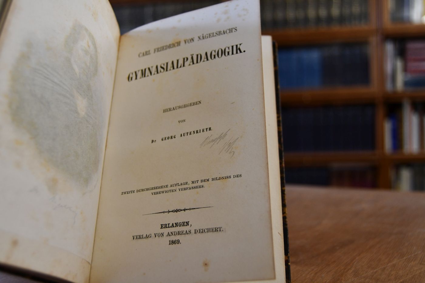Carl Friedrich von Nägelsbach`s Gymnasialpädagogik.