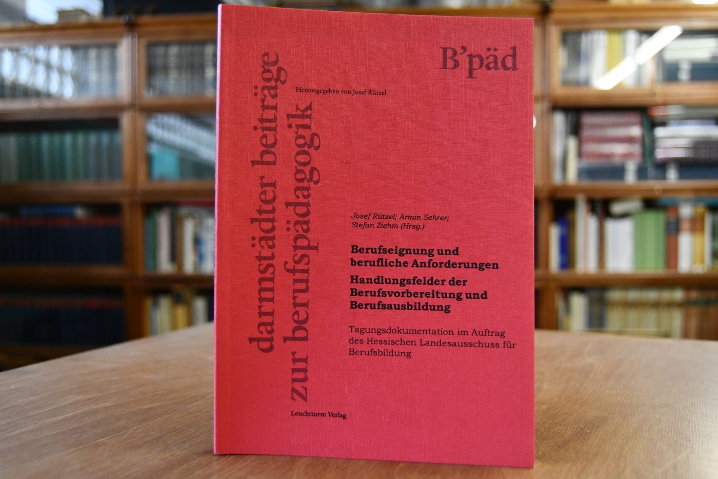 Berufseignung und berufliche Anforderungen. Handlungsfelder der Berufsvorbereitung und Berufsausbildung.