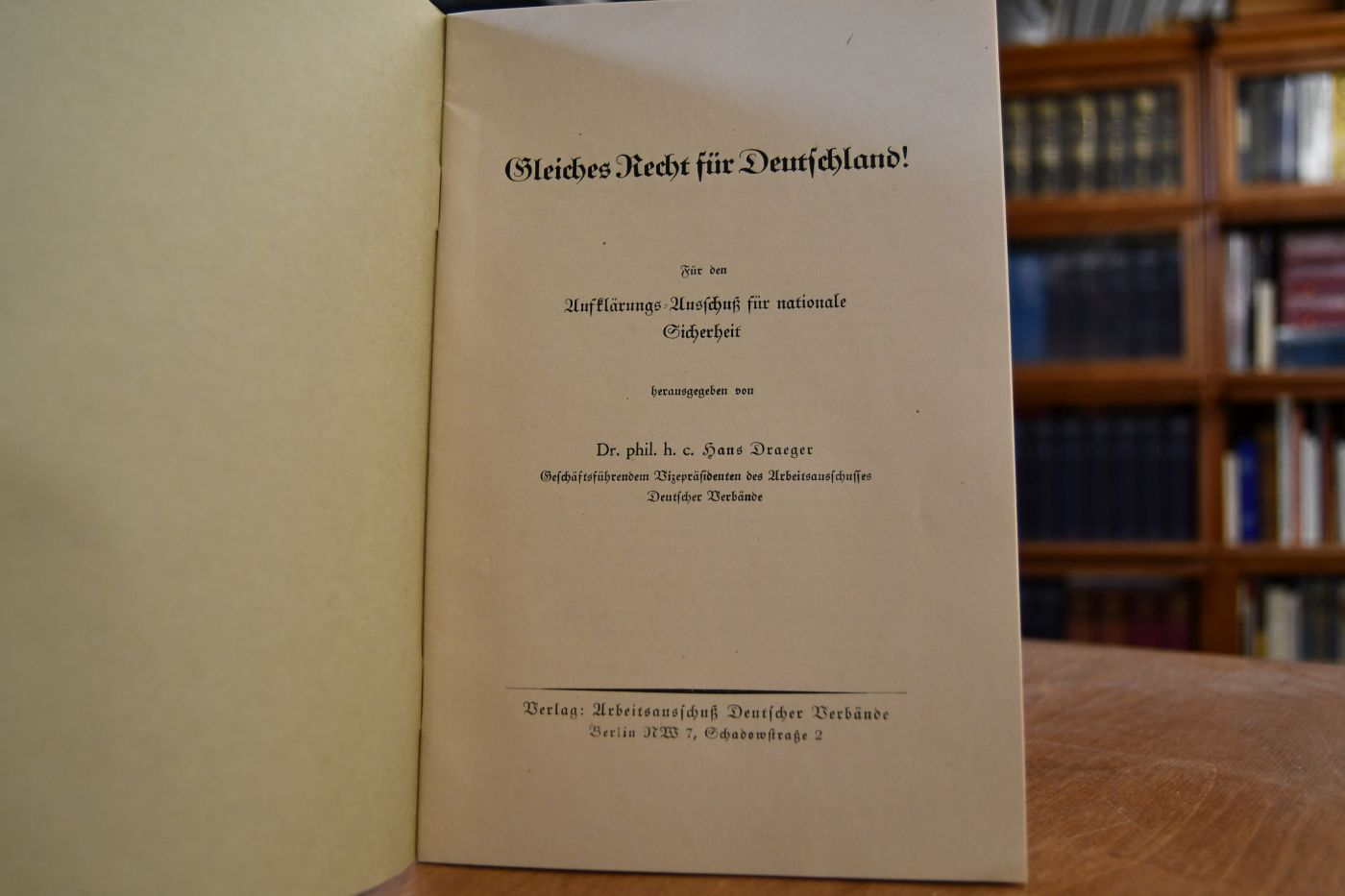 Gleiches Recht für Deutschland!