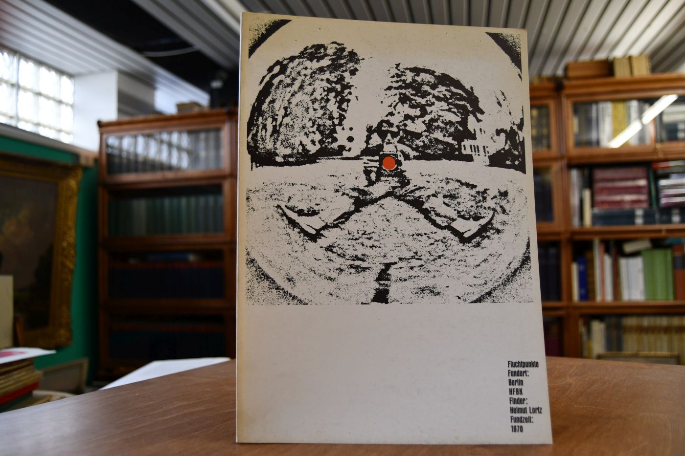 Fluchtpunkte. Fundort Berlin HFBK. Finder Helmut Lortz. Fundzeit 1970.